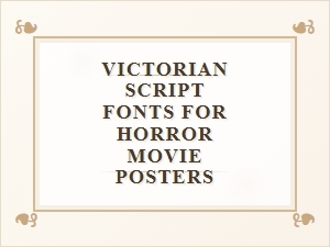 Gothic Elegance in Victorian Movie Poster Typography
